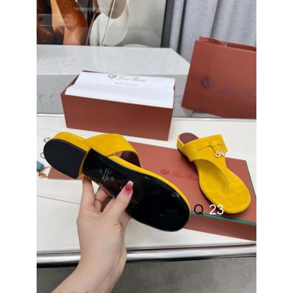 Loro Piana Women's M/dil Sandals / Yellow
