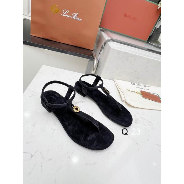 Loro Piana Women's M/dil Sandals / Black