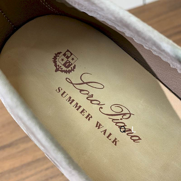 Loro Piana Men's Summer Walk Moccas/ Flat Shoes / Dark Khaki