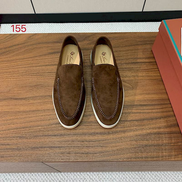 Loro Piana Men's Summer Walk Moccas/ Flat Shoes / Dark Brown