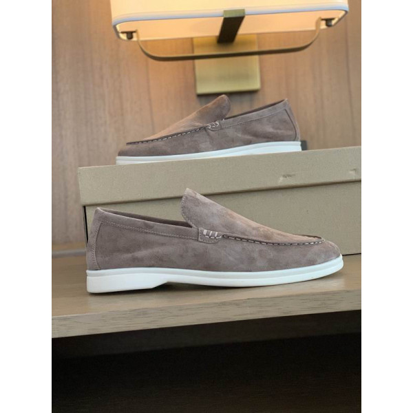 Loro Piana Men/Women's Summer Walk Moccas/ Flat Shoes / Camel