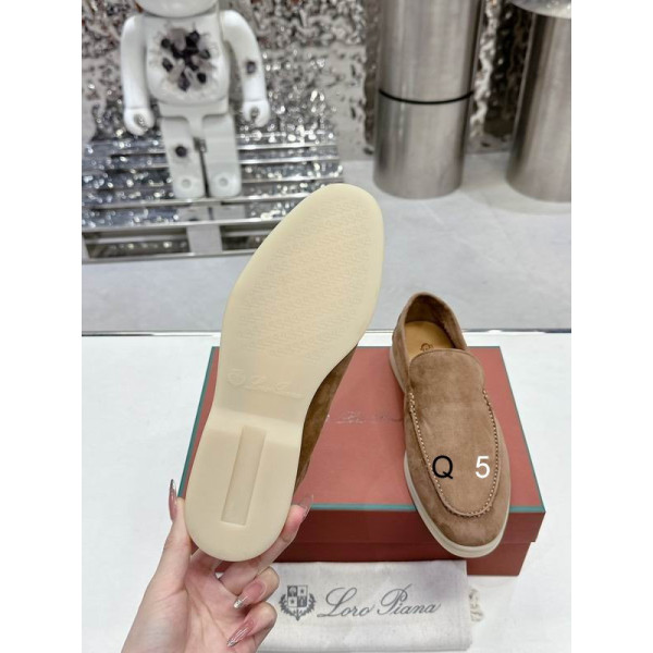 Loro Piana Men/Women's Summer Walk Moccas/ Flat Shoes / Brown