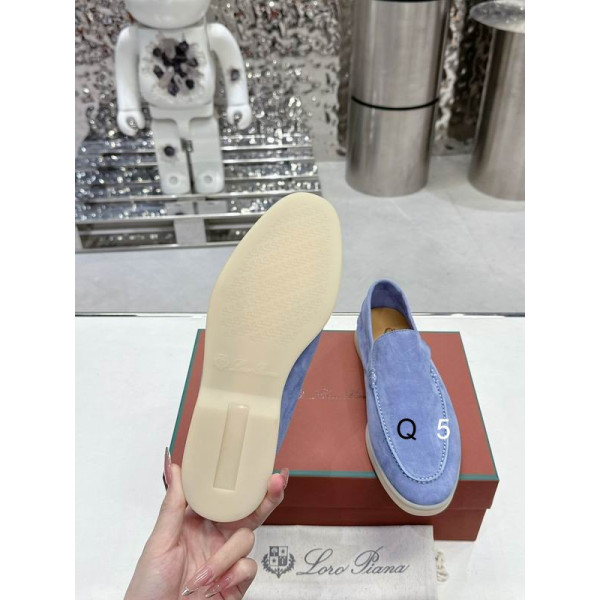 Loro Piana Men/Women's Summer Walk Moccas/ Flat Shoes / Purple
