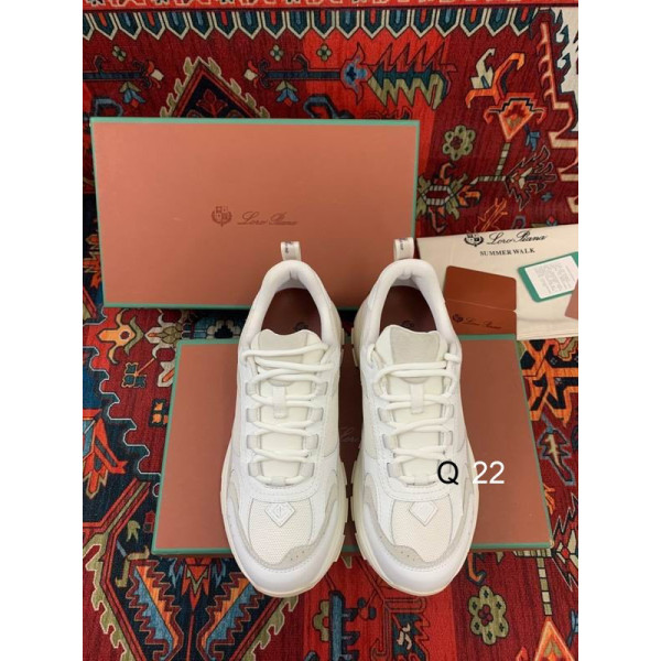 Loro Piana Men/Women's Cairn Walk Sports Shoes / Creamy Almond
