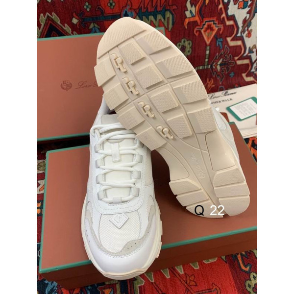 Loro Piana Men/Women's Cairn Walk Sports Shoes / Creamy Almond