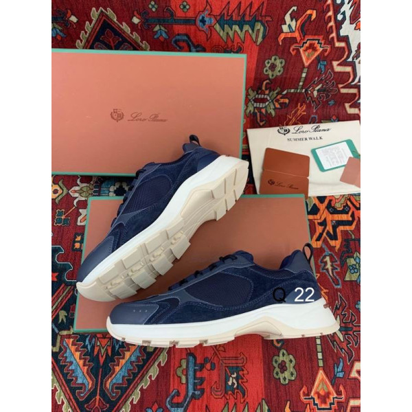 Loro Piana Men/Women's Cairn Walk Sports Shoes / Blue