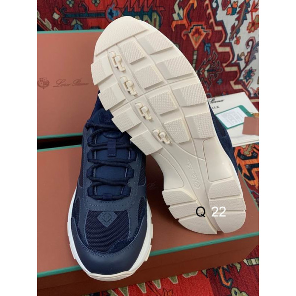 Loro Piana Men/Women's Cairn Walk Sports Shoes / Blue