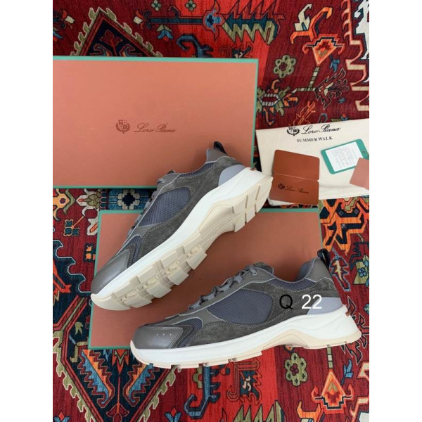 Loro Piana Men/Women's Cairn Walk Sports Shoes / Gray