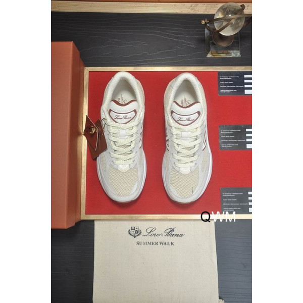 Loro Piana Men/Women's Sports Shoes / White Collaboration With New Balance