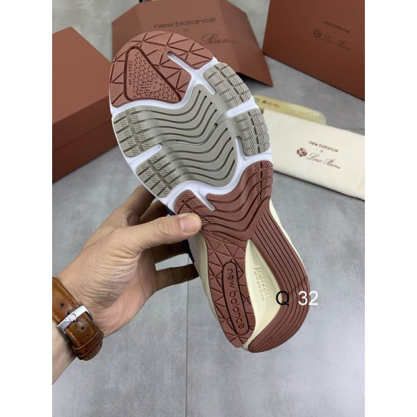 Loro Piana Men's Sports Shoes / Blue Collaboration With New Balance