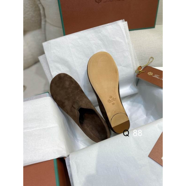 Loro Piana Women's Floaty Flat Shoes / Brown