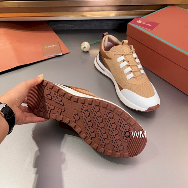 Loro Piana Men's Week End Walk Sports Shoes / Khaki