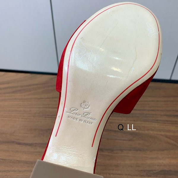 Loro Piana Women's Summer Charms Sandals / Bright Red