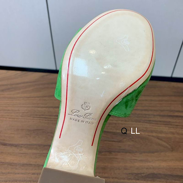Loro Piana Women's Summer Charms Sandals / Grassy Green