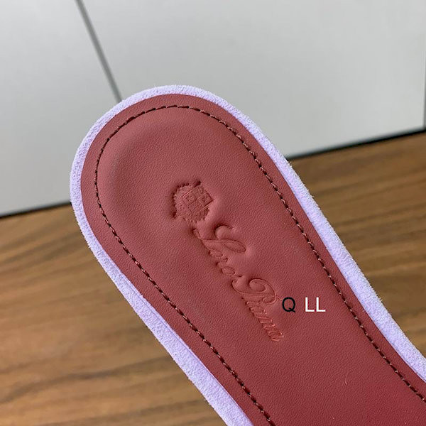 Loro Piana Women's Summer Charms Flat Sandals / Light Purple