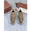 Loro Piana Men's Cairn Walk Sports Shoes / Yellowish Brown