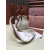 Loro Piana Women's Bale M/i Canvas Bucket Bag / Whisper White/Caramel