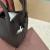 Loro Piana Women's Bale M/i Bucket Bag / Charcoal Gray