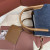 Loro Piana Women's Bale Small Bucket Bag / Surge Blue/Wheat Bran