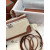 Loro Piana Women's Extra Canvas Pocket Bag / Natural/Caramel/Rolled Silver