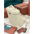 Loro Piana Women's Extra Pocket Backpack / Cream Yellow/Rolled Silver