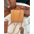 Loro Piana Women's Extra Pocket Backpack / Brown Yellow/Rolled Gold