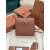 Loro Piana Women's Extra Pocket Backpack / Reddish Brown/Rolled Silver