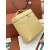 Loro Piana Women's Extra Pocket Backpack / Creamy Yellow/Rolled Silver