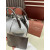 Loro Piana Women's Bale Cotton Bucket Bag / Light Gray
