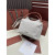 Loro Piana Women's Bale Canvas Bucket Bag / Whisper White/Caramel