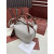 Loro Piana Women's Bale Canvas Bucket Bag / Whisper White/Caramel