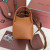 Loro Piana Women's Bale Small Bucket Bag / Caramel