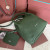 Loro Piana Women's Bale Small Bucket Bag / Dark Olive Green