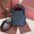 Loro Piana Women's Bale Small Bucket Bag / Navy Blue