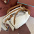 Loro Piana Women's Bale Bucket Bag / Whisper White/Wheat Bran