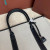 Loro Piana Women's Small Beam Tote / Natural/Stonehenge