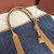 Loro Piana Women's Small Beam Tote / Surge Blue/Wheat Bran