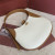 Loro Piana Women's Bobb/ Shoulder Bag / Whisper White/Wheat Bran