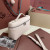 Loro Piana Women's Extra Small Pocket Bag / Creamy Honey/Rolled Silver