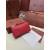 Loro Piana Women's Extra Small Pocket Bag / Bright Red/Rolled Silver