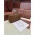 Loro Piana Women's Extra Small Pocket Bag / Tan/Rolled Silver