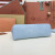 Loro Piana Women's Extra Ostrich Pocket Bag / Baby Blue/Rolled Gold
