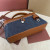 Loro Piana Women's Extra Bag / Surge Blue/Wheat Bran