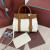 Loro Piana Women's Small Loom Bag / Whisper White/Wheat Bran