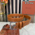 Loro Piana Alsavel Belt Calfskin Leather Strap 35mm with Silver Buckle in Light Brown