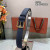 Loro Piana Alsavel Belt Split Calf Suede Leather Strap 35mm with Gold Buckle in Classic Blue