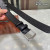 Loro Piana Alsavel Belt Calfskin Leather Strap 35mm with Silver Buckle in Black