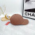 Loro Piana Baseball Cap with Elasticated back Cashmere Storm System in caramel brown and brown