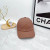 Loro Piana Baseball Cap with Elasticated back Cashmere Storm System in caramel brown and brown
