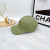 Loro Piana Baseball Cap with Elasticated back Cashmere Storm System in light green and brown